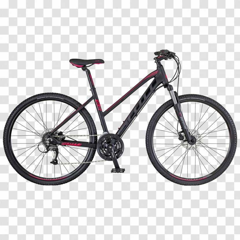 Hybrid Bicycle Scott Sports Sub Cross 40 Lady S Men 2017 - Cyclo - Steep Hill Bike Transparent PNG