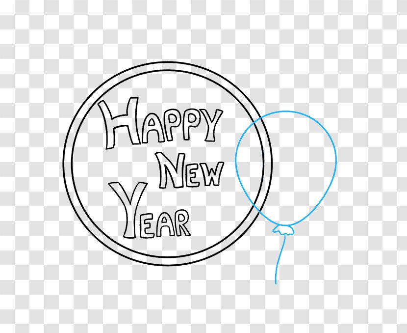 Drawing New Year Image Illustration Paper - Label - Background Streamer Transparent PNG