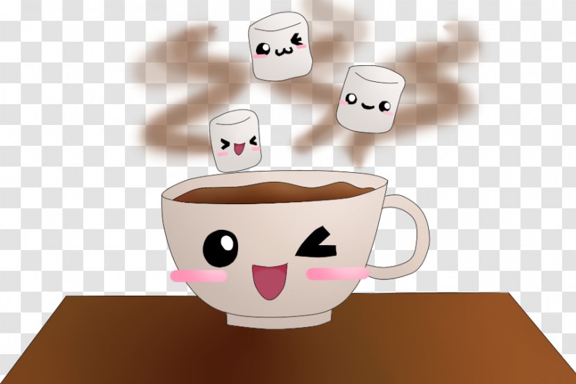 Hot Chocolate Coffee Cup Marshmallow - Coco Transparent PNG