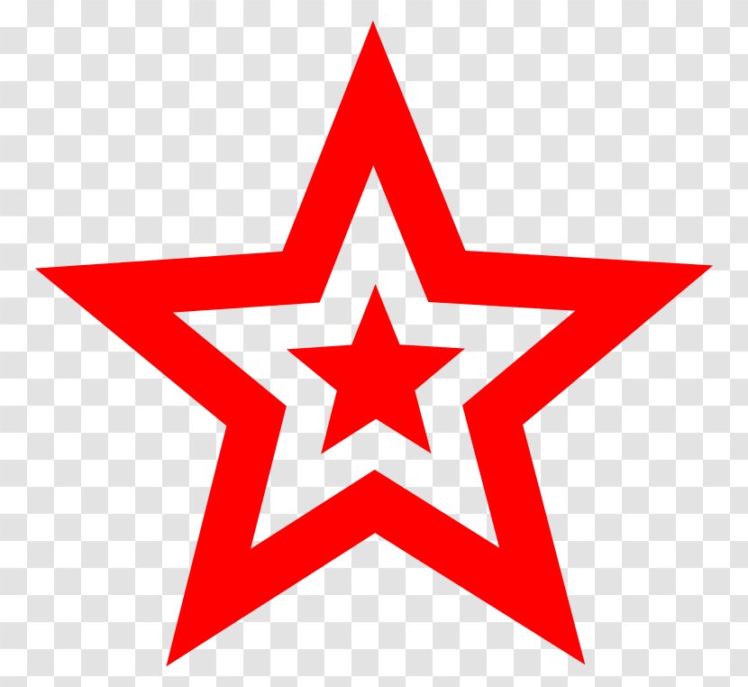 Red Star Clip Art - Favicon - Overcoat Cliparts Transparent PNG