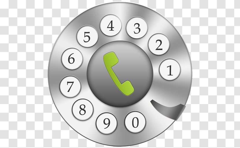 Dialer Telephone Call Mobile Phones Android - Rotary Dial - Old Phone Transparent PNG