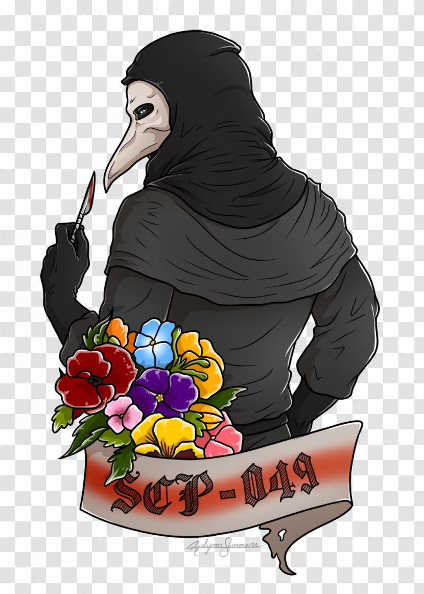 SCP – Containment Breach Foundation Plague Doctor Secure Copy Fan Art - Cartoon - Scp Drawing Transparent PNG