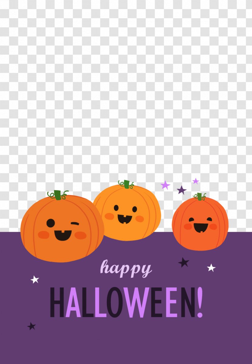 Happy Halloween Cards Pumpkin Text - Calabaza - Patch Transparent PNG