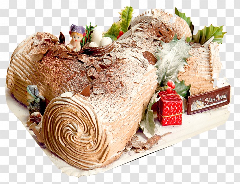Yule Log Ice Cream T-shirt Technology Service - Food Transparent PNG