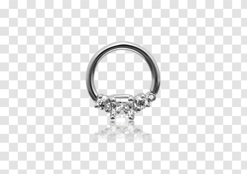 Cubic Zirconia Ring Diamond Jewellery Gemstone - Septum Rings Transparent PNG