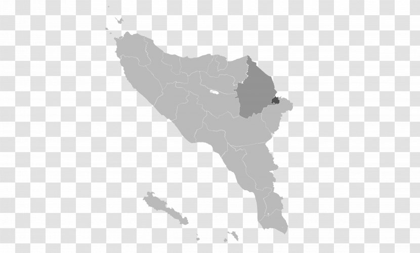 Aceh Vector Map - Blank Transparent PNG