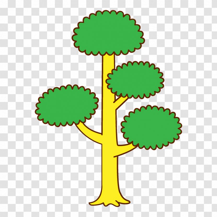 Green Clip Art Plant Tree Symbol - Stem Transparent PNG