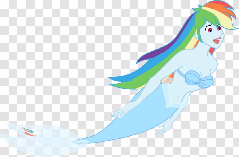 Rainbow Dash Applejack Twilight Sparkle Rarity Pinkie Pie - Marine Mammal - More Mermaids Pictures Transparent PNG