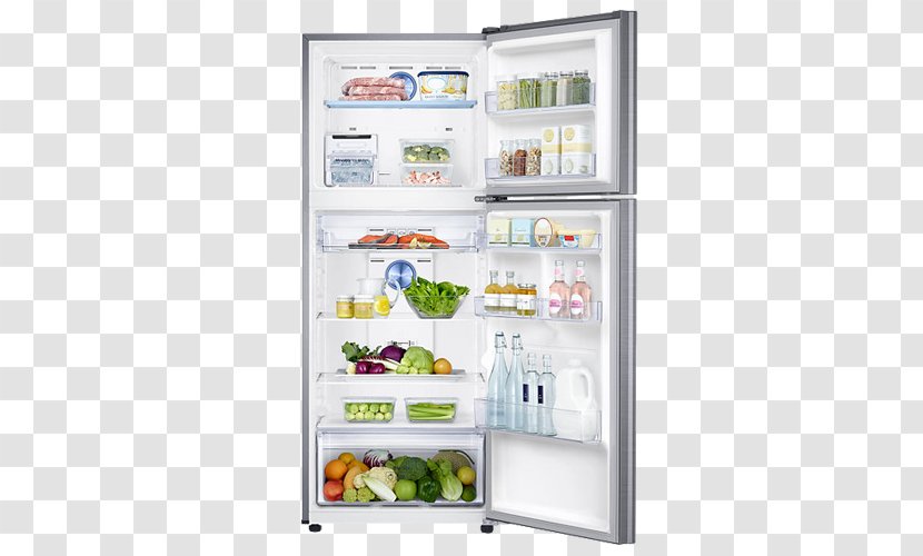 Refrigerator Auto-defrost Samsung Electronics Direct Cool - Double Door Transparent PNG