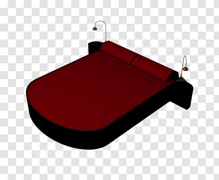 Rectangle - Red - King Size Bed Transparent PNG