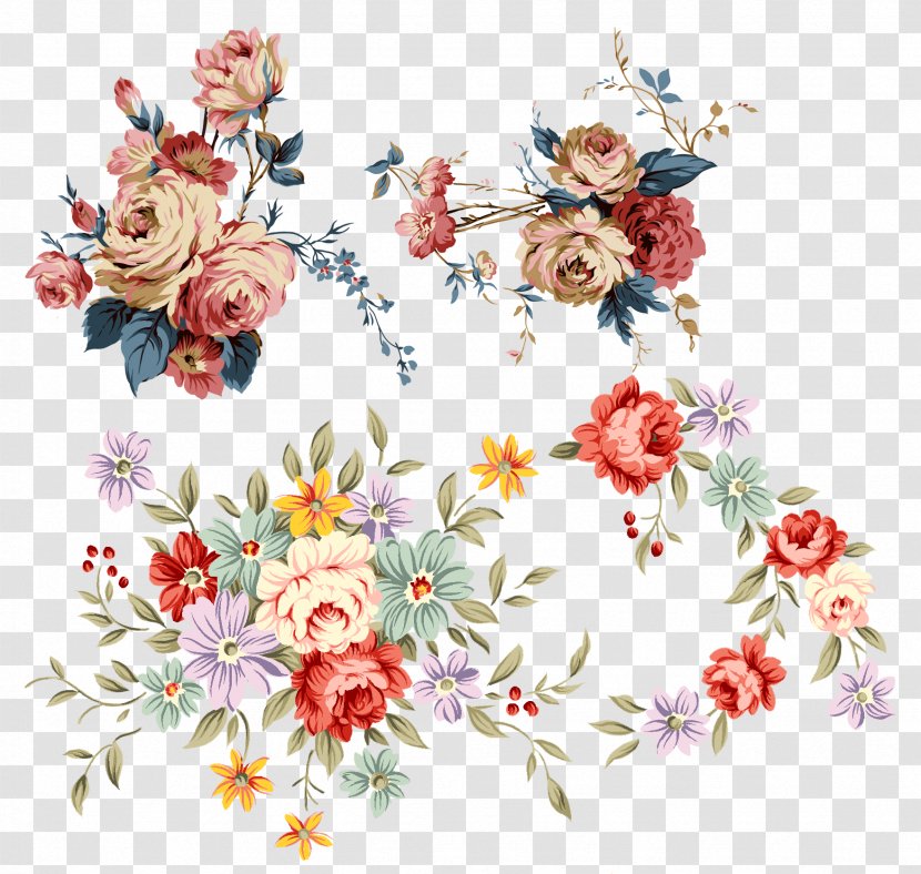 Flower Tattoo Drawing Clip Art - Flora - FLOWER PATTERN Transparent PNG