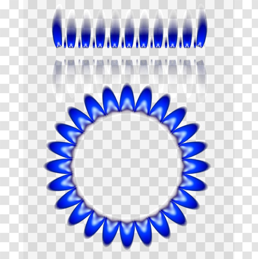 Icon - Symmetry - Gas Stove Flame Blue Flames Transparent PNG