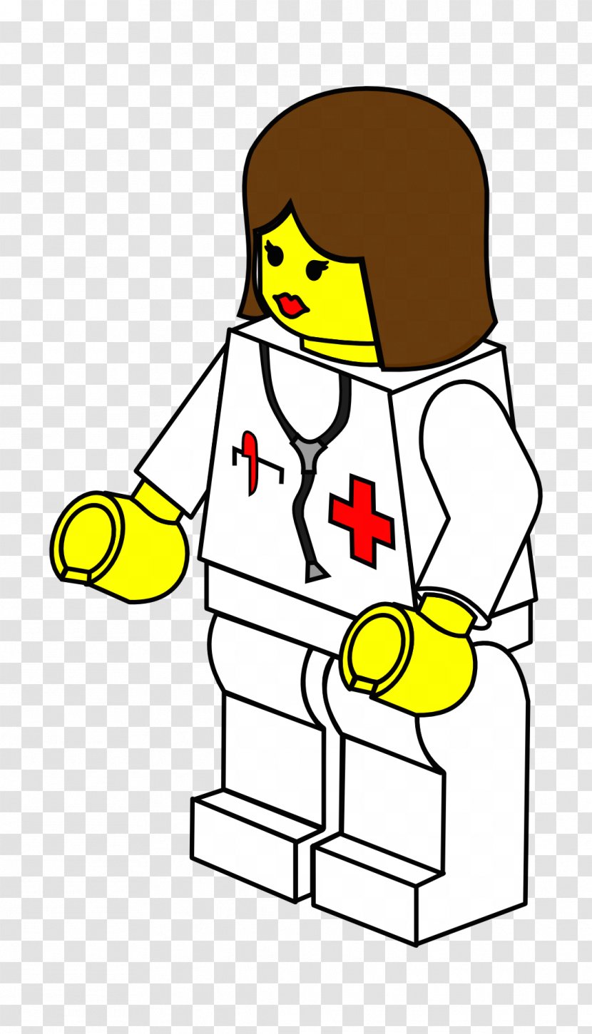 Lego City Minifigure Clip Art - Area - Ambulance Transparent PNG
