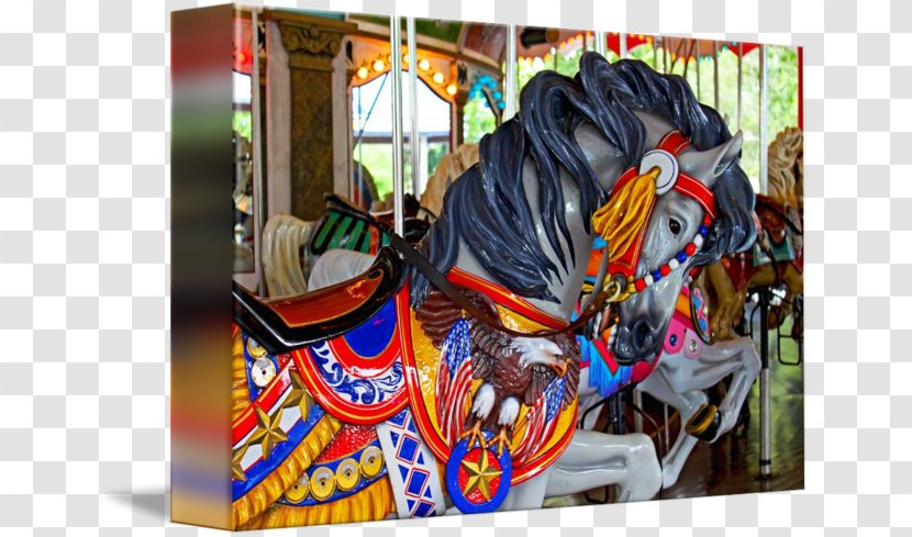 Carousel Hersheypark Horse Gallery Wrap Art - CAROUSEL HORSE Transparent PNG