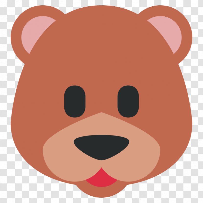 Emojipedia Chicago Bears Sticker - Tree - Brown Bear Transparent PNG