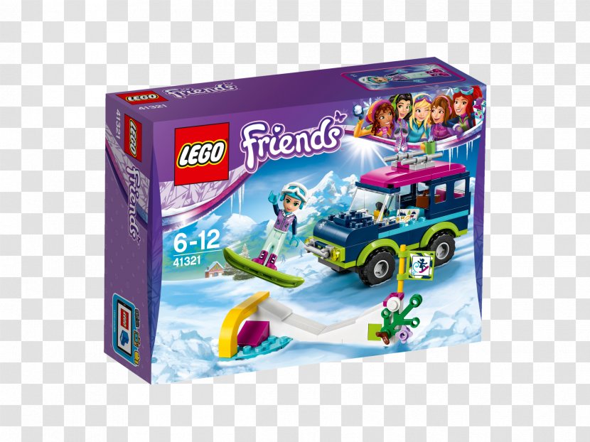 Amazon.com LEGO Friends 41321 Snow Resort Off-Roader Toy - Retail Transparent PNG