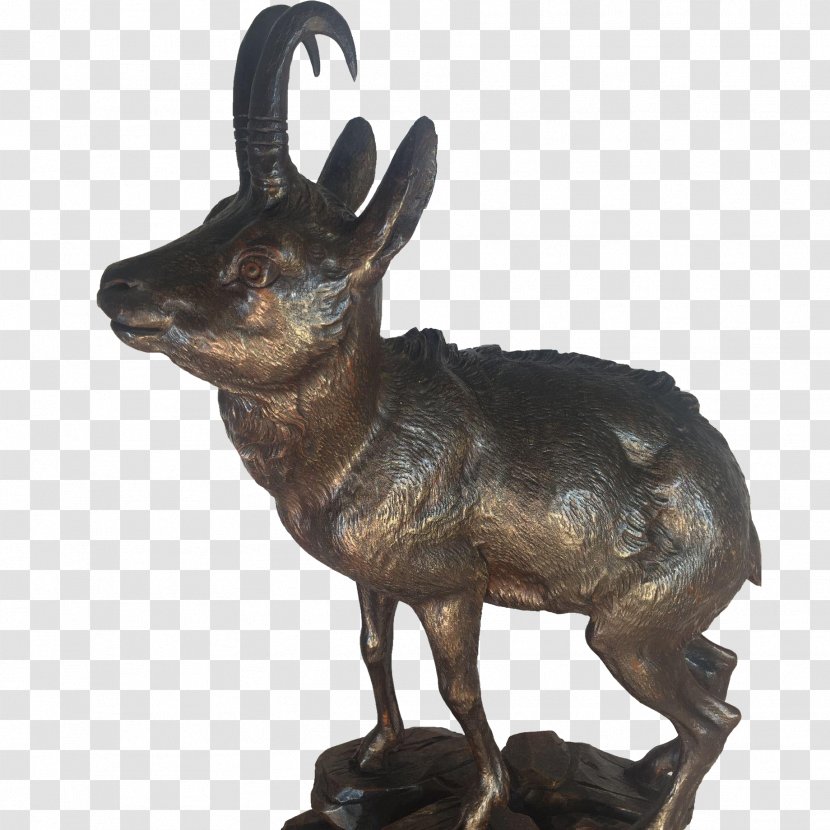 Goat Bronze Sculpture Caprinae Statue - Antelope Transparent PNG