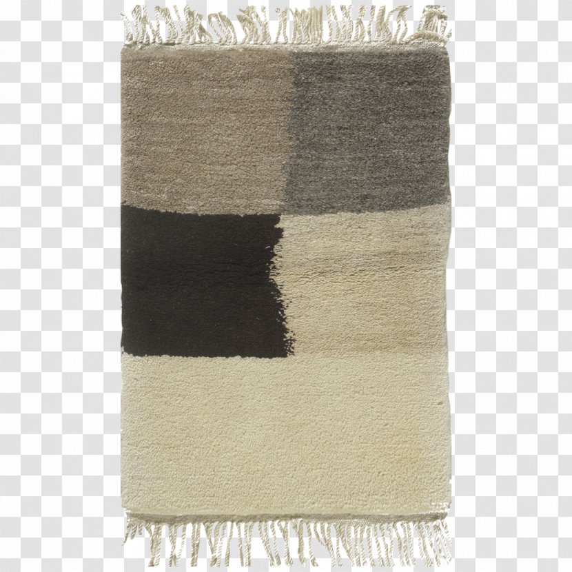 Beige Khaki Brown Wool - Rug Transparent PNG