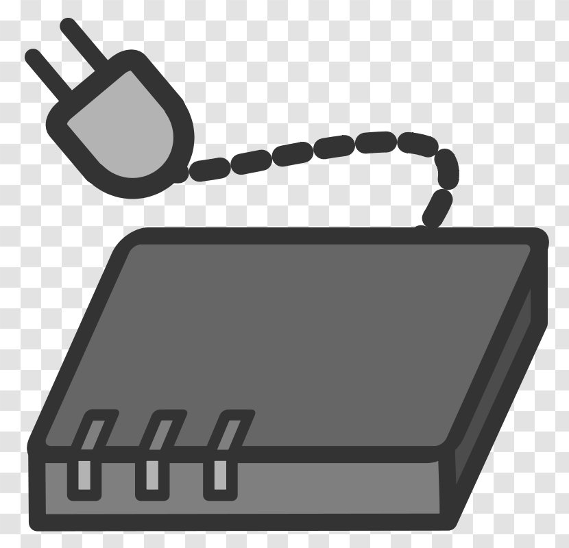 DSL Modem Clip Art Borders And Frames Router - Wireless - Computer Network Transparent PNG
