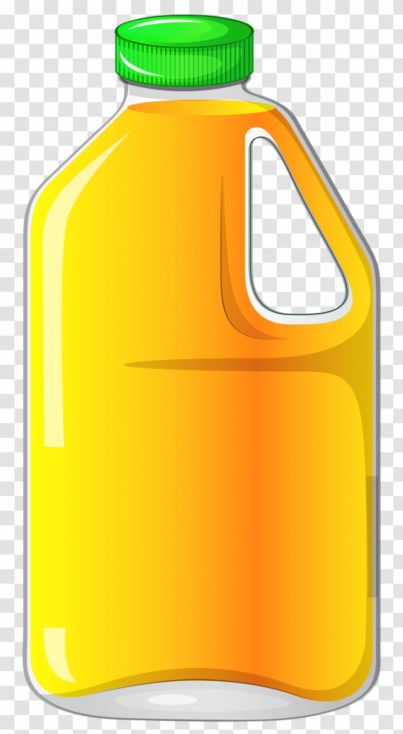 Orange Juice Apple Clip Art - Product Design - Large Bottle With Clipart Transparent PNG