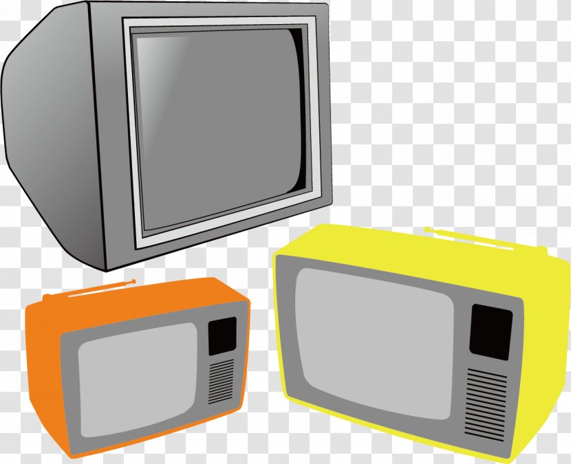 Television Set - Electronics - TV Retro Colored Background Material Transparent PNG