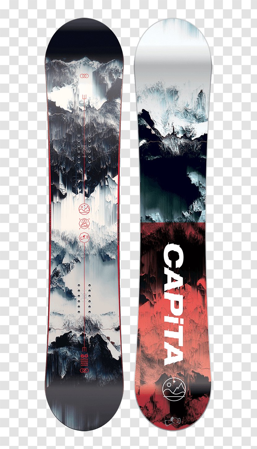 Snowboard Capita Freeriding - Outer Space Transparent PNG