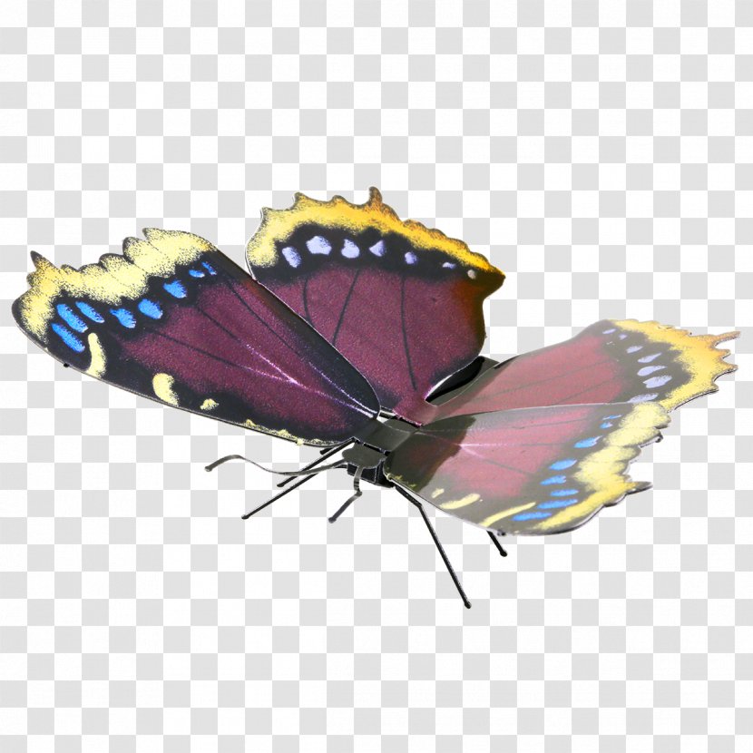 Monarch Butterfly Mourning Cloak Metal Plastic Model - Insect Transparent PNG