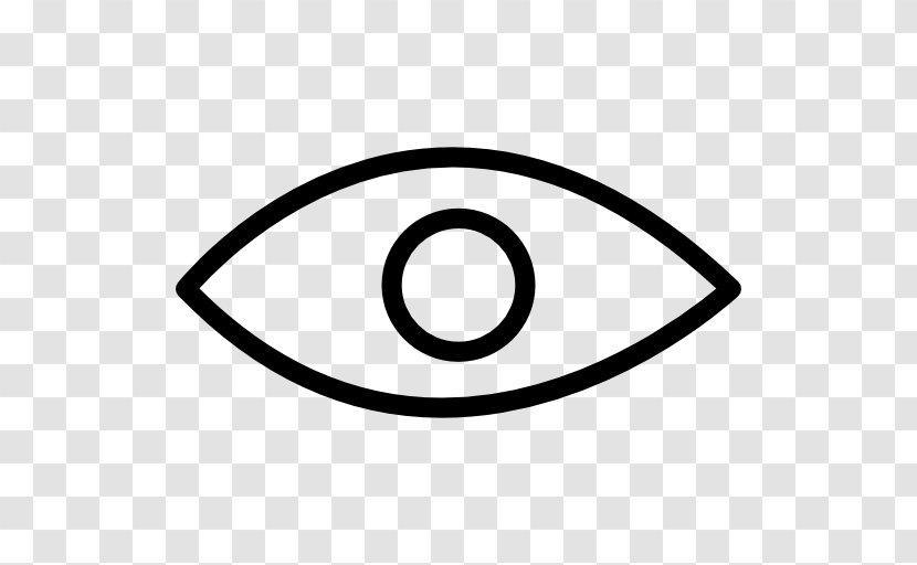 Circle Eye Shape - Black And White - Animal Transparent PNG