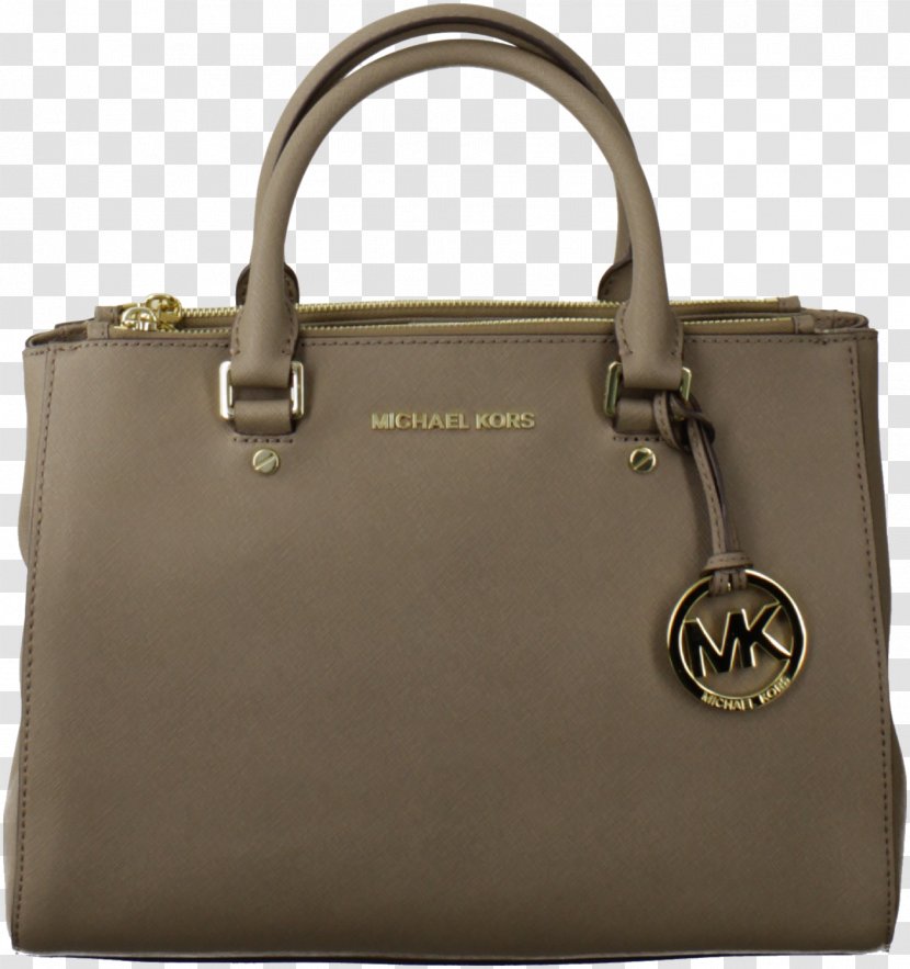 Tote Bag Michael Kors Leather Handbag - Brown - Logo Transparent PNG