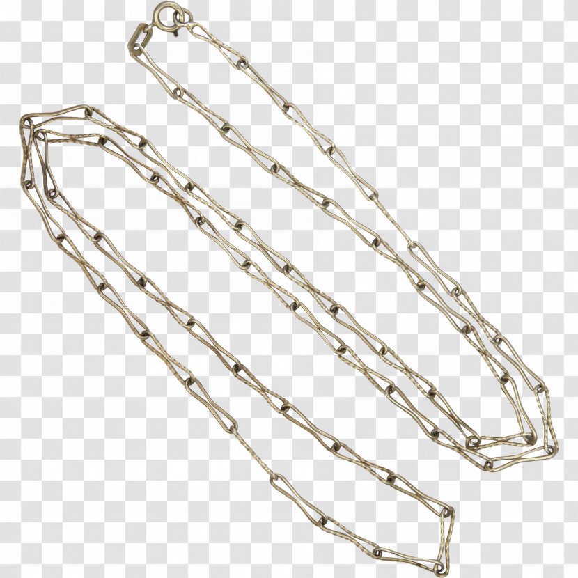 Chain Material Body Jewellery Metal Line - Elongated Transparent PNG