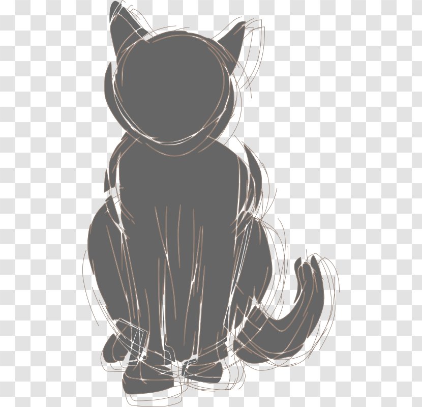 Clip Art Cat - Whiskers Transparent PNG