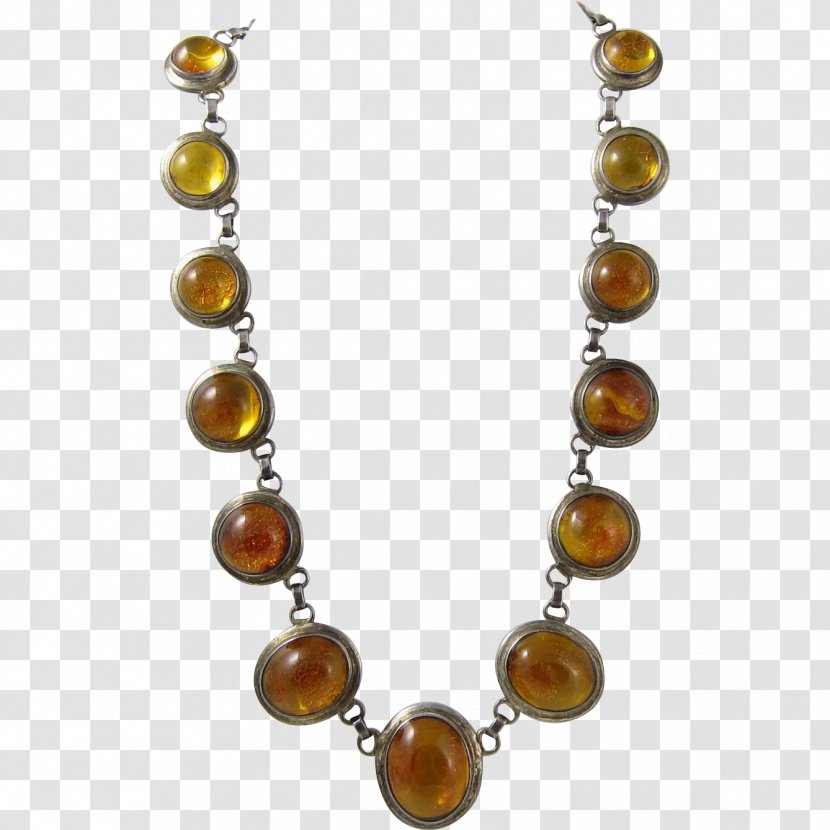 Earring Natural Baltic Amber Necklace Jewellery - Bead Transparent PNG