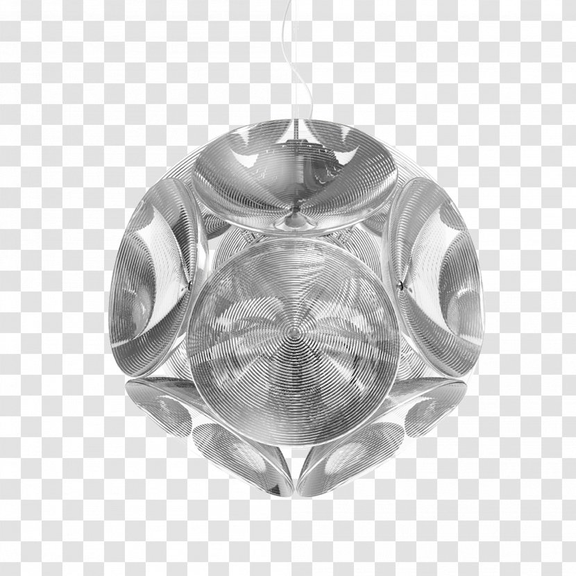 Lamp Silver Polycarbonate Steel - Christmas Ornament - SideTable Transparent PNG