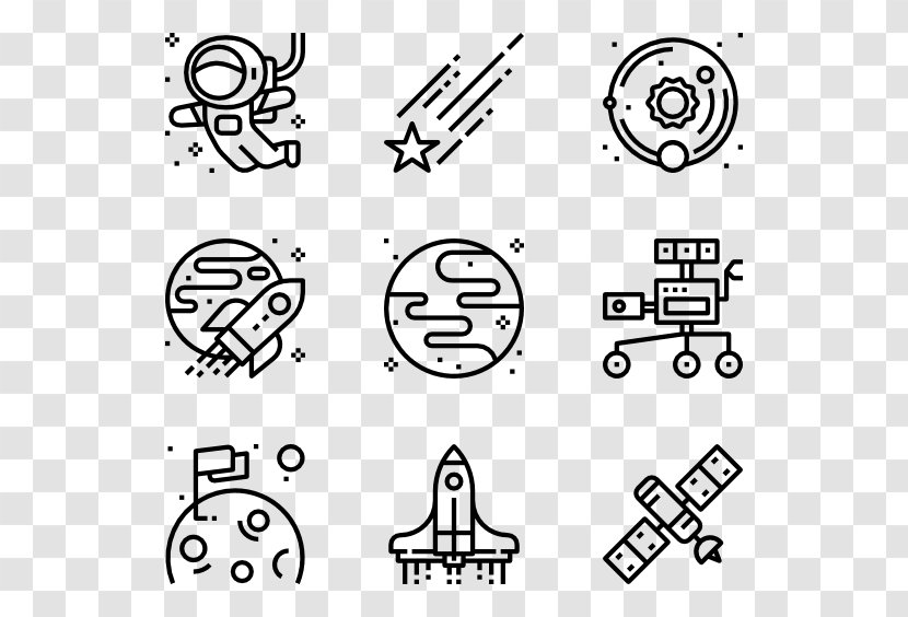 Drawing Icon Design - Number - Astronomer Transparent PNG