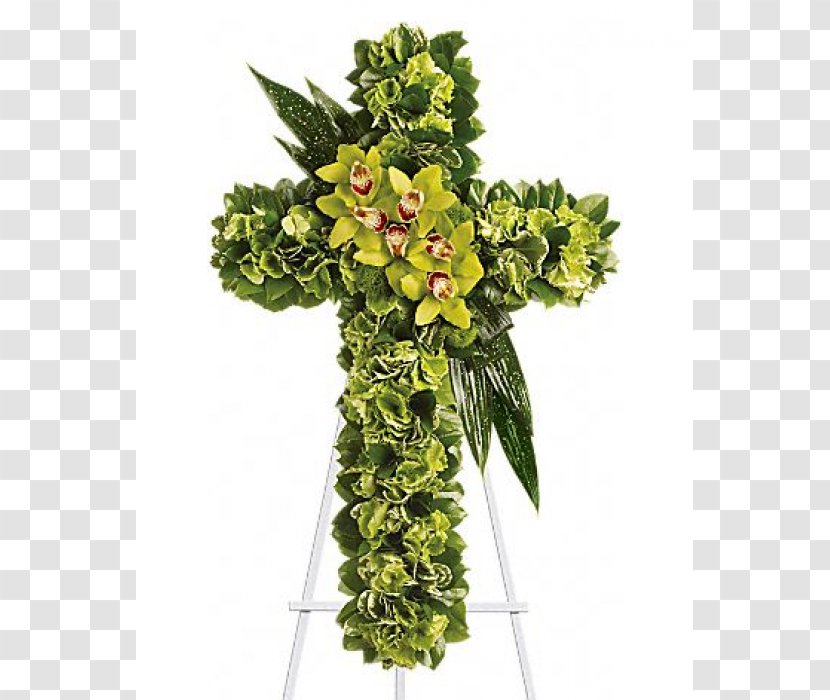 New York Flower Delivery Floristry Cross - Funeral Transparent PNG