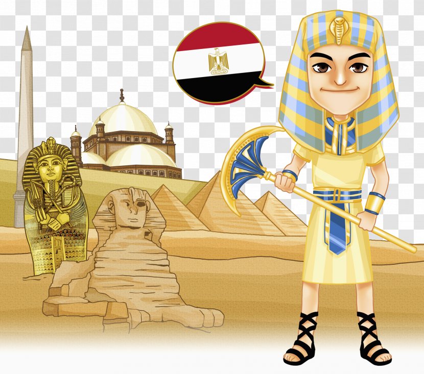 Egypt Landmark Clip Art - Fictional Character - Attractions Youth Transparent PNG