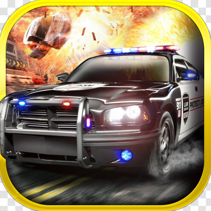 Car Chase Police The Crew - Vehicle Transparent PNG