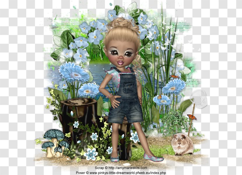 Floral Design Doll Flowering Plant - Cartoon Transparent PNG