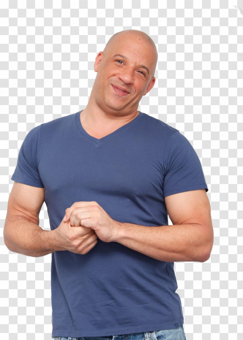 Vin Diesel The Fast And Furious T-shirt - Cartoon - Transparent Image Transparent PNG