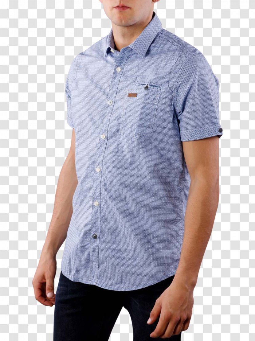 T-shirt PME Legend Shirt SS Gingham Dobby Sleeve Tops - Tshirt Transparent PNG