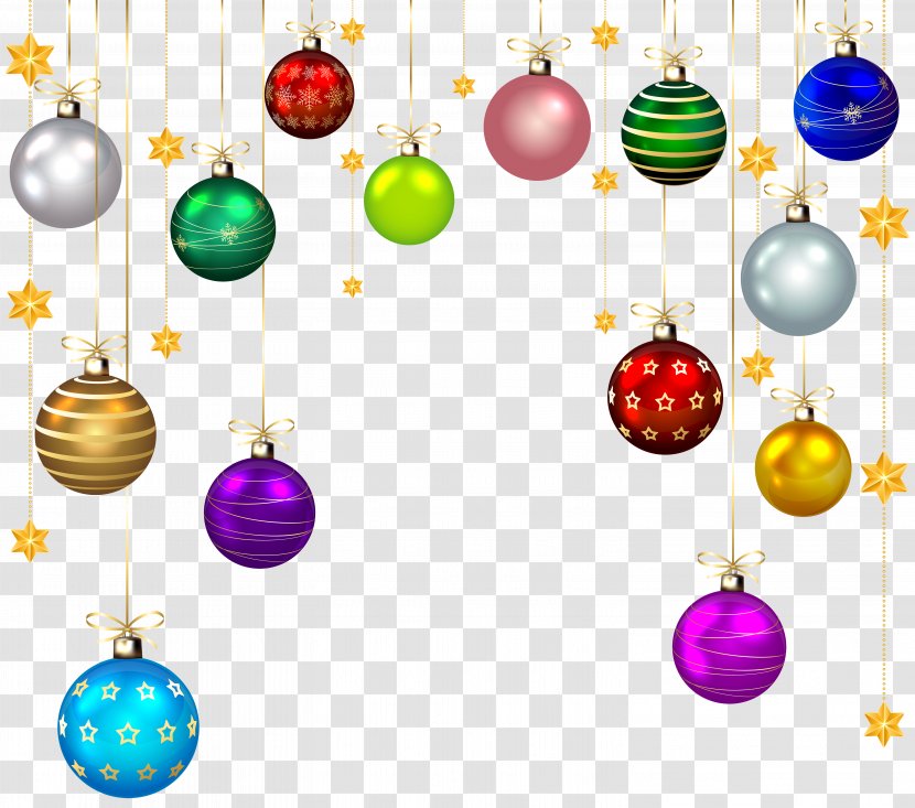 Icon Clip Art - Ball - Hanging Christmas Balls Decor Image Transparent PNG