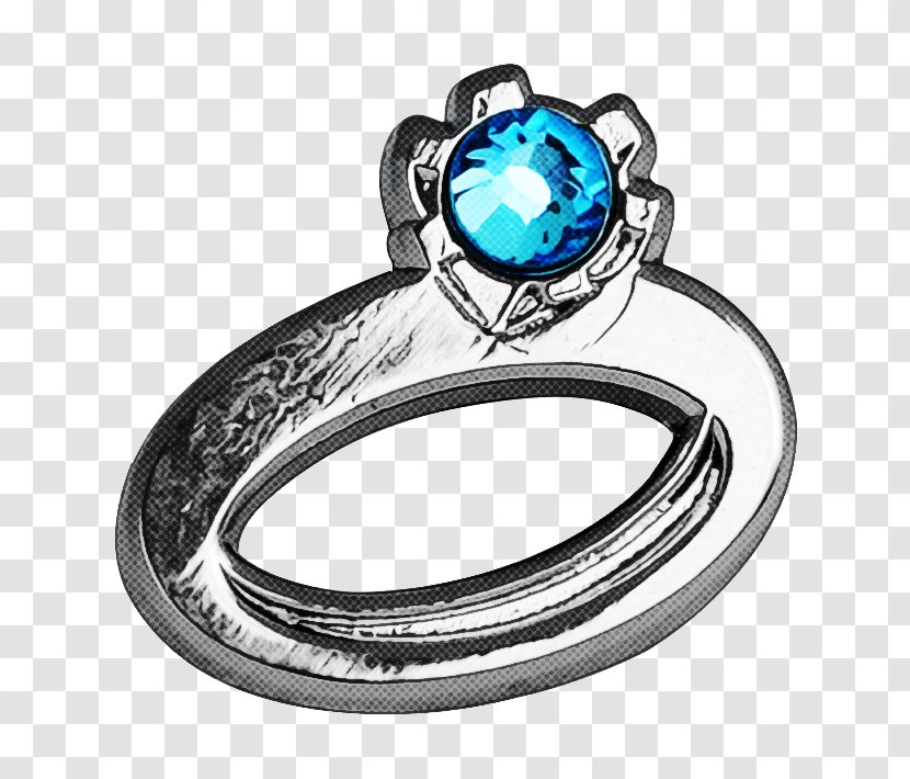 Wedding Ring Silver - Turquoise - Opal Ceremony Supply Transparent PNG