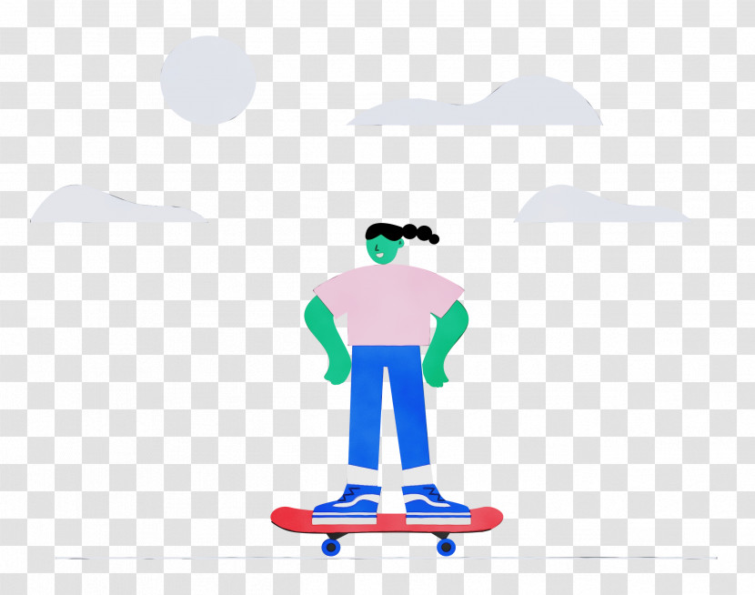 Cartoon Skateboarding Logo Skateboard Joint Transparent PNG