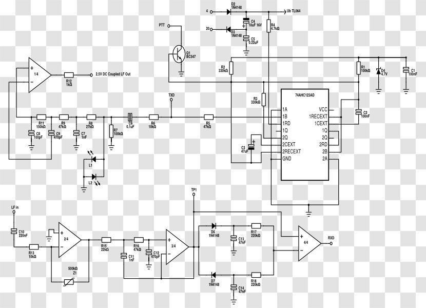 Schematic Editor Electronic Circuit Technical Drawing Diagram - Data Transmission - Design Transparent PNG