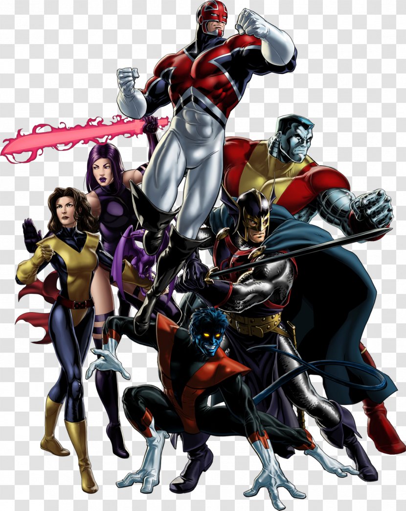 Marvel: Avengers Alliance Spider-Man Excalibur Superhero Marvel Comics - Action Figure - Xmen Transparent PNG