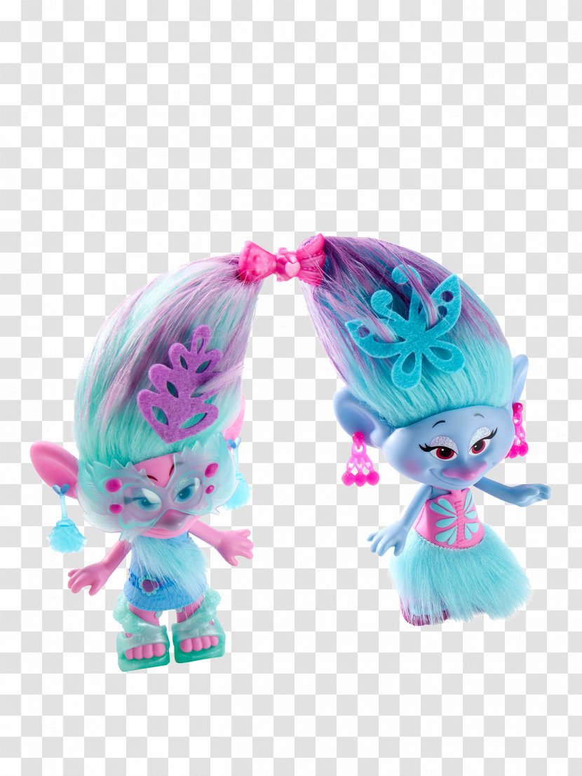 DreamWorks Trolls Satin And Chenille's Style Set Fashion Doll - Model - Plush Transparent PNG