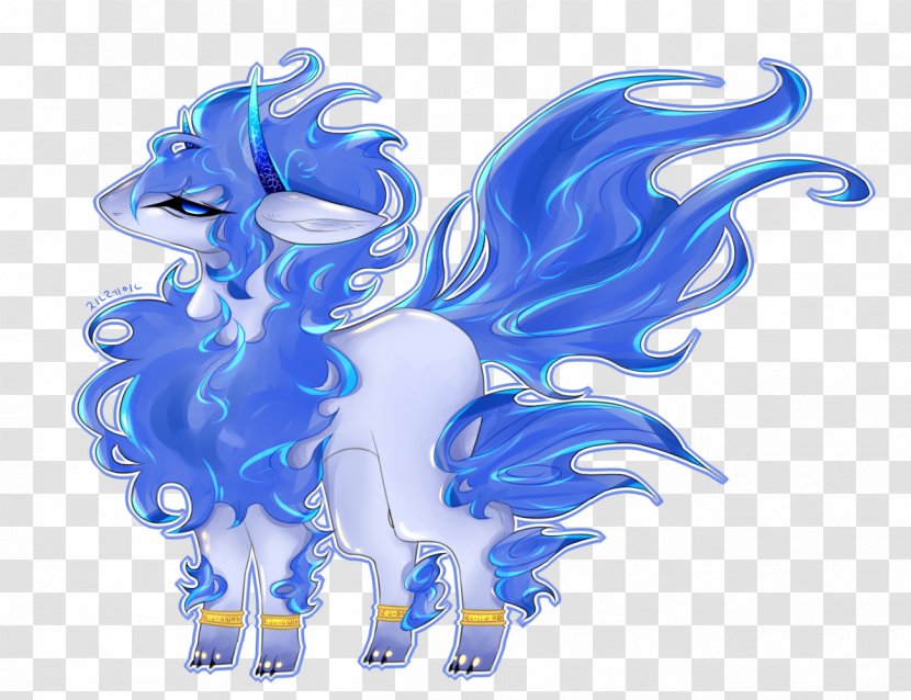 Horse Cobalt Blue Dragon Transparent PNG