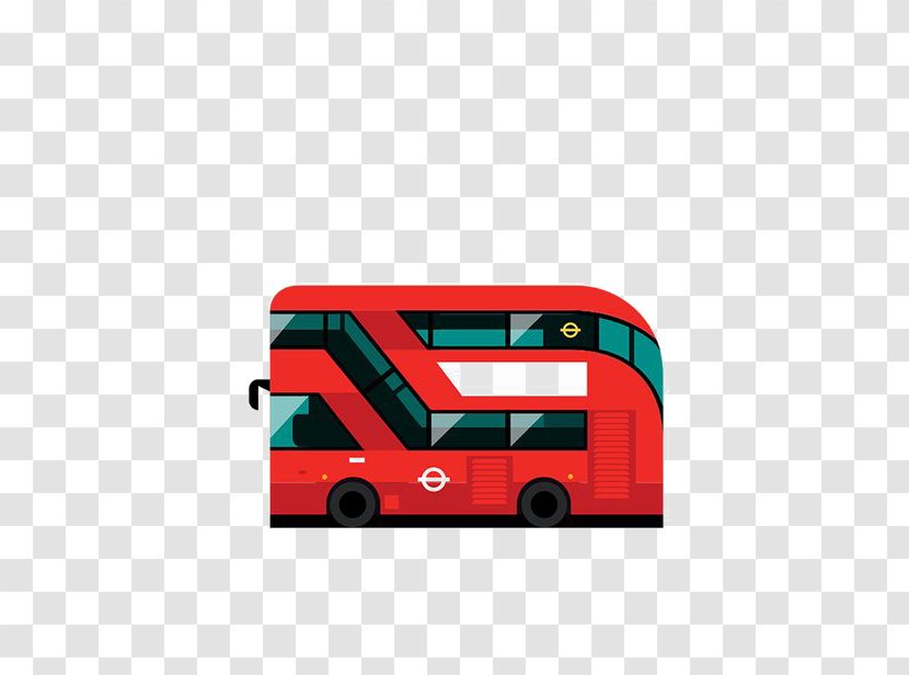 London Underground Transport For Public Illustration - Bus Transparent PNG