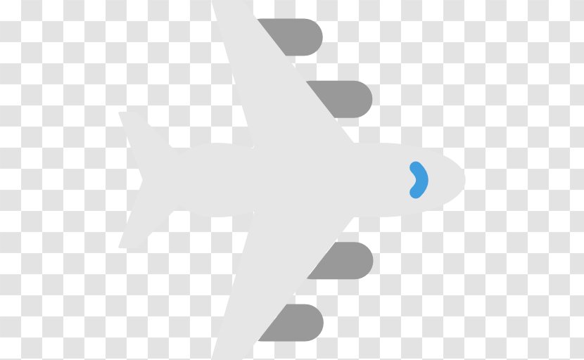 Aeroplane Icon - Text - Hand Transparent PNG