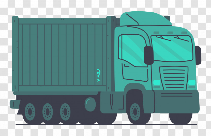 Commercial Vehicle Cargo Truck Public Utility Freight Transport Transparent PNG